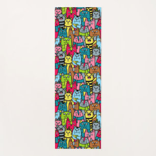 Tapis De Yoga Cat et kitten