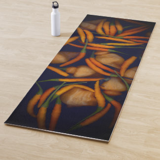 Tapis De Yoga Certains l'aiment Chaud Poivron Orange