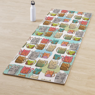 Tapis De Yoga Chat!