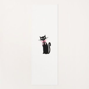 Tapis De Yoga Chat Atomique avec chatte rose Chatte Fille Nettoy