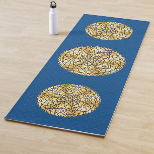 Tapis De Yoga Chat de yoga céleste
