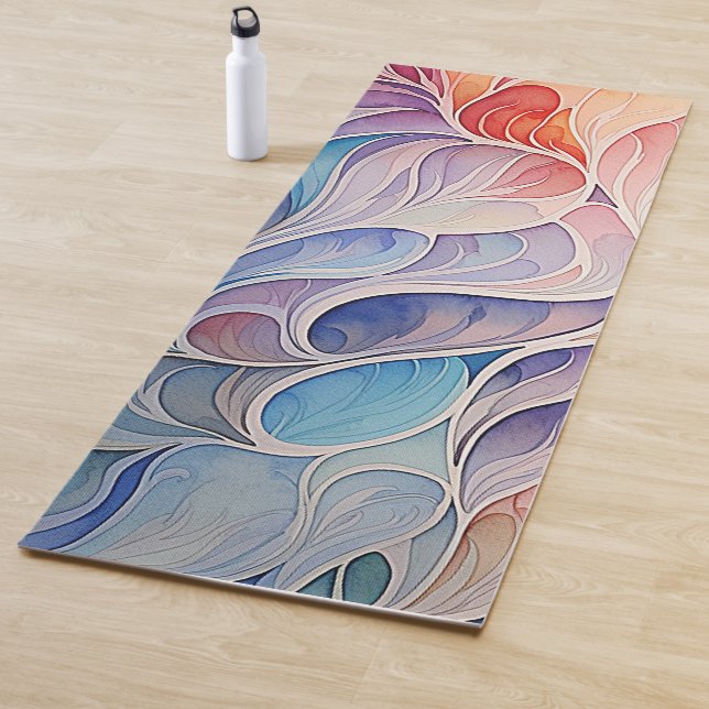 Tapis De Yoga Chats De Yoga Personnalisés Avec Des Designs (En situation)