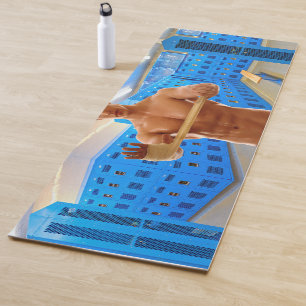 Tapis De Yoga ChemiseSlipperyJoe homme musclé torse nu abs sho