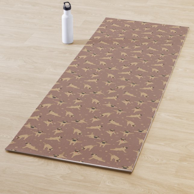 Tapis De Yoga Chien carlin Yoga Mat (En situation)