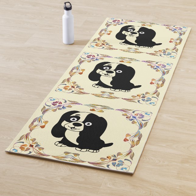 Tapis De Yoga Chiot Yoga Mat (En situation)