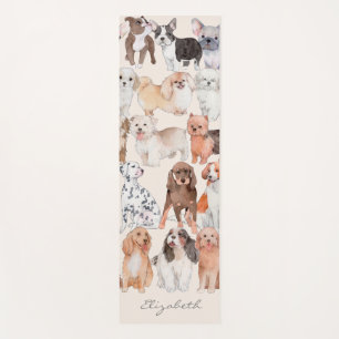Tapis De Yoga Chiots adorables mignons