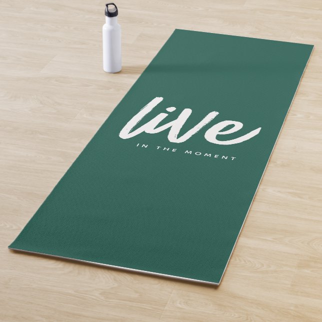 Tapis De Yoga Citation de l'esprit inspirationnel en direct dans (En situation)