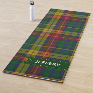 Tapis De Yoga Clan Buchanan Tartan Plaid Yoga Mat
