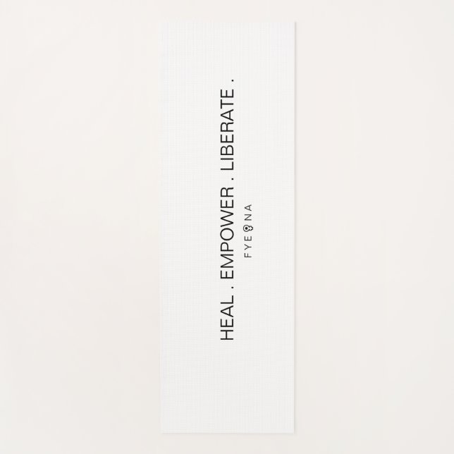 Tapis De Yoga Classique blanc de FYEONA (Devant)