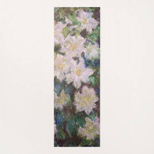 Tapis De Yoga Claude Monet - Clematis blanc