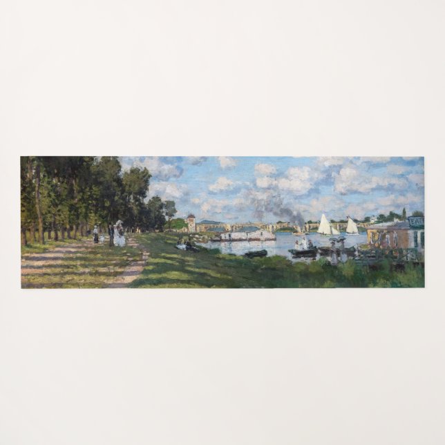 Tapis De Yoga Claude Monet - Le Bassin d'Argenteuil (Dos (Horizontal))