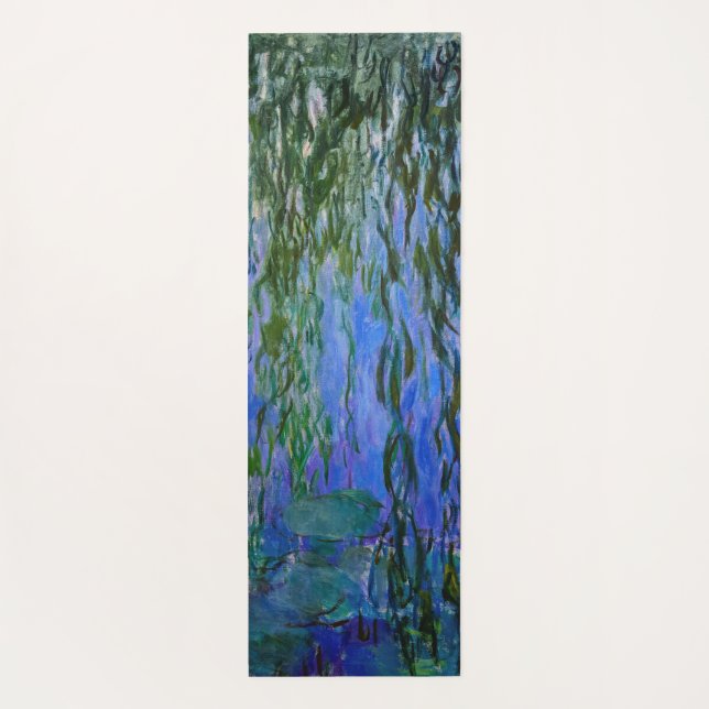 Tapis De Yoga Claude Monet - Lys d'eau avec saule plumant (Dos)