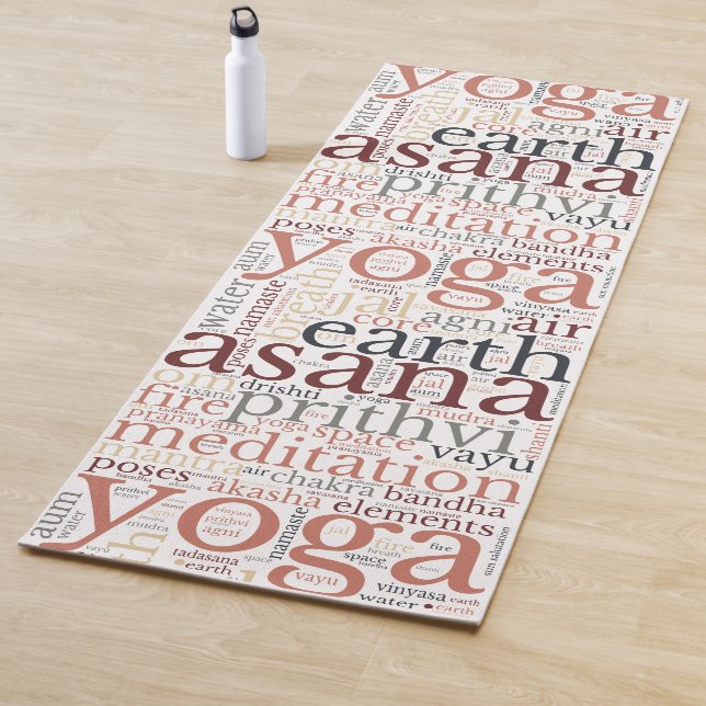 Tapis De Yoga Cloud de mot de Yoga Mat moderne (En situation)