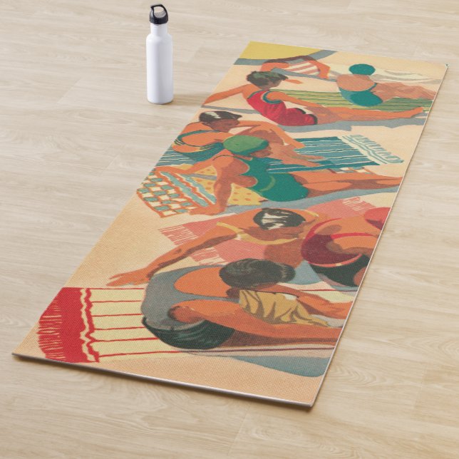 Tapis De Yoga Club de plage de paradis (En situation)