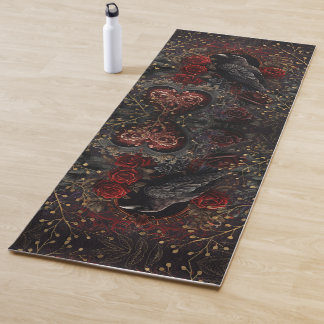 Tapis De Yoga Coeur gothique Beauté foncée Romance