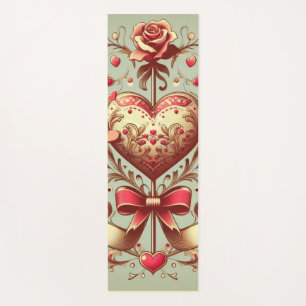 Tapis De Yoga Coeur vintage Valentine's day xoxo