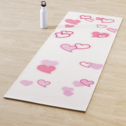 Tapis De Yoga Coeurs
