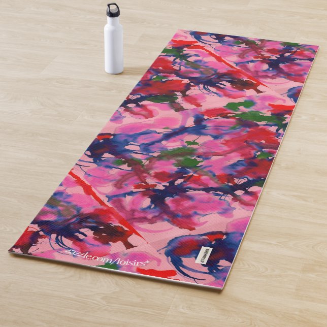 Tapis De Yoga Coloré (En situation)