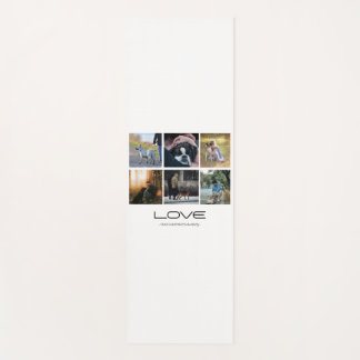 Tapis De Yoga Conception de collage de portrait de famille Love