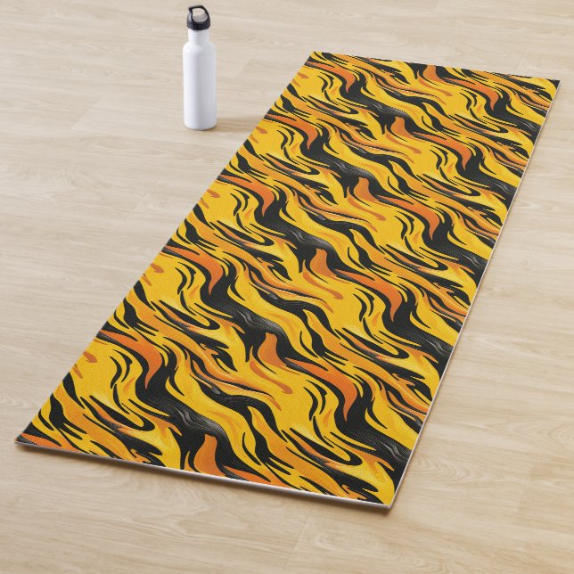 Tapis De Yoga Conception par bandes (En situation)