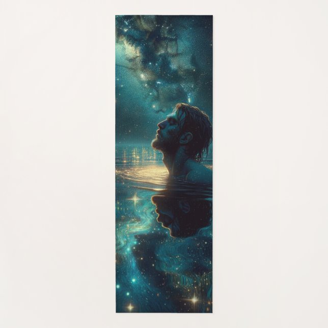 Tapis De Yoga Contempération cosmique (Devant)