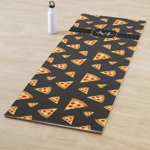 Tapis De Yoga Cool et amusante pizza tranches motif Monogram
