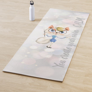 Tapis De Yoga Cool Kitty Bokeh - Vous Créez Votre Propre Calme