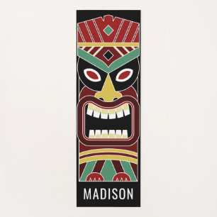 Tapis De Yoga Cool Tiki Totems nom personnalisé yoga mat