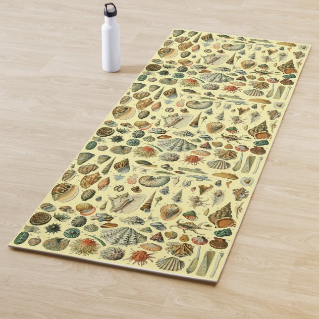 Tapis De Yoga Coquillages de coquillages Mollusk Clam Élégant Ar (En situation)