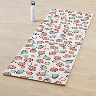 Tapis De Yoga Corail et menthe
