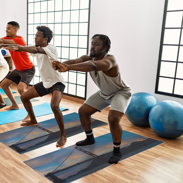 Tapis De Yoga Coucher de soleil de Golden Gate (Créateur téléchargé)