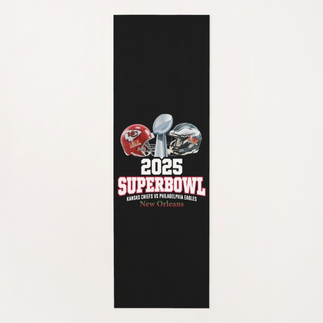Tapis De Yoga Coupe du Super Bowl 2025 (Devant)