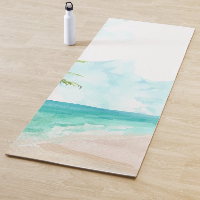 Tapis De Yoga Create Your Own Minimalist Simple Modern (En situation)