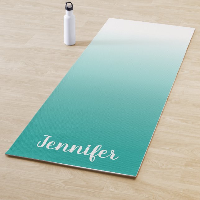 Tapis De Yoga Créez votre propre Ombre Blanc Personnalisé (En situation)
