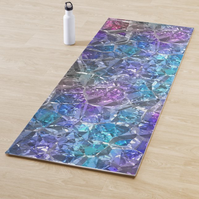 Tapis De Yoga Crystal multicolore (En situation)