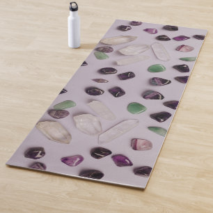 Tapis De Yoga Crystals Gems Energy Vibes Design Yoga Mat