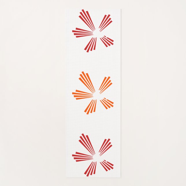 Tapis De Yoga CSL St Augustine Red Bloom Yoga Mat (Devant)