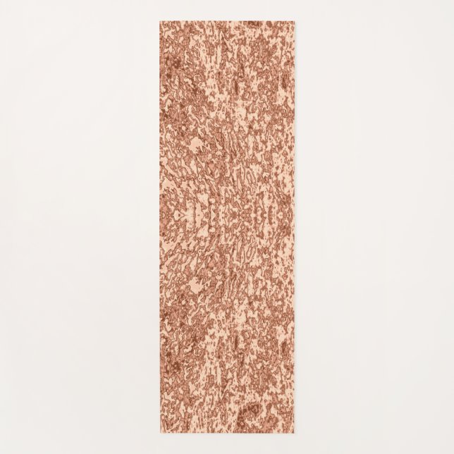 Tapis De Yoga Cuivre moulé (Devant)