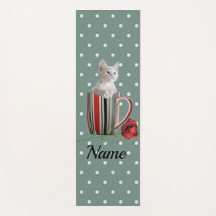 Tapis De Yoga Cute Chat Kitten Animaux de compagnie Amateurs Cad