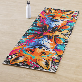 Tapis De Yoga Cute Fox - Fox Yoga Mats