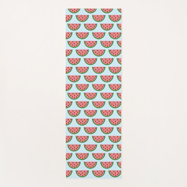 Tapis De Yoga Cute Motif tranche de pastèque (Devant)