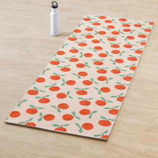 Tapis De Yoga Cute oranges sweet fruit pattern 