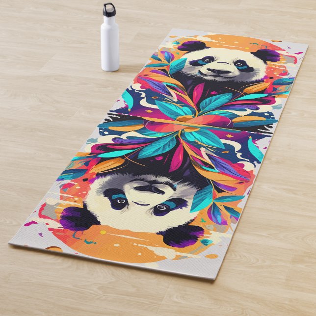 Tapis De Yoga Cute Panda Yoga Mat - Panda Bear Yoga Mats (En situation)