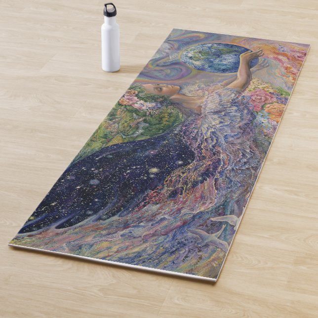 Tapis de yoga d'ange de la terre (En situation)
