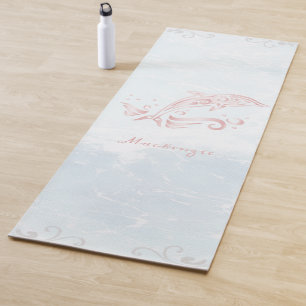 Tapis De Yoga Dauphin rose Personnalisé Yoga Mat