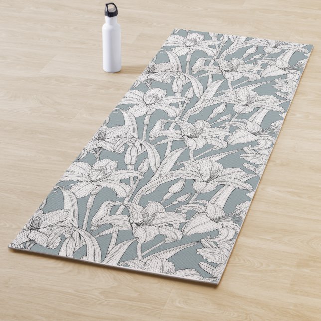 Tapis De Yoga Daylilies (En situation)