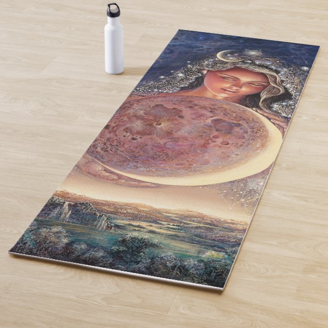 Tapis de yoga de déesse de lune (En situation)