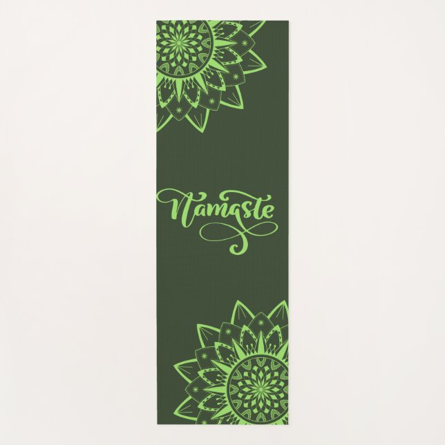 Tapis de yoga de Namaste mandala (Devant)