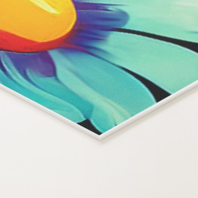 Tapis de yoga de prairie coloré (Détail)