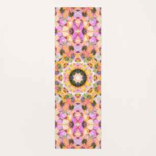 Tapis De Yoga Décor Dopamine Maximaliste Joli rose Etoile Jaune
